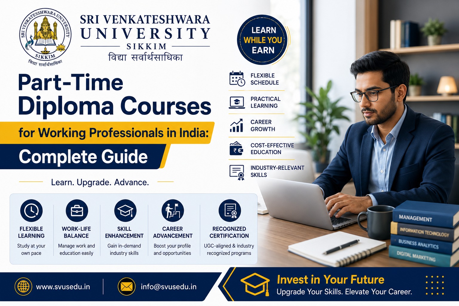 Part-Time Diploma Courses for Working Professionals in India: Complete Guide